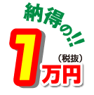 納得の1万円(税抜)